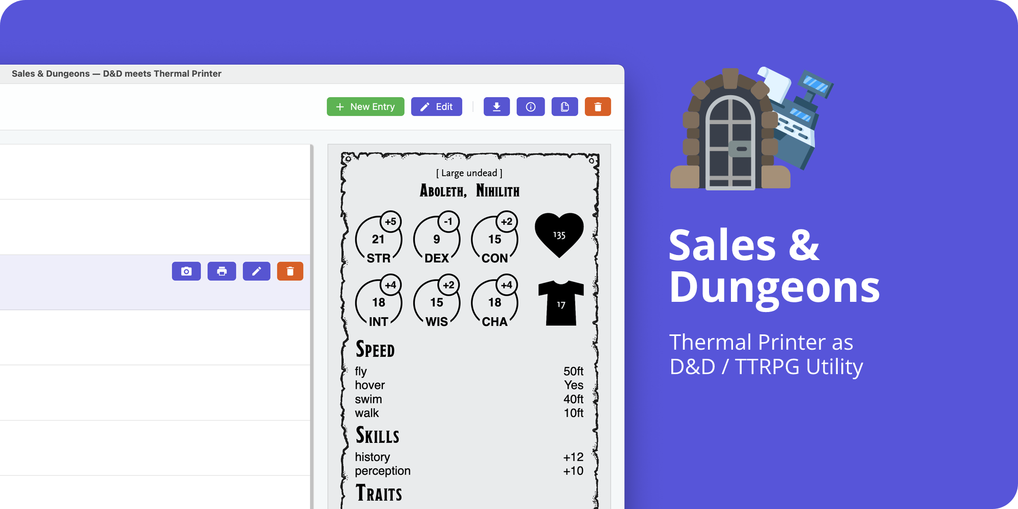 Sales & Dungeons project preview